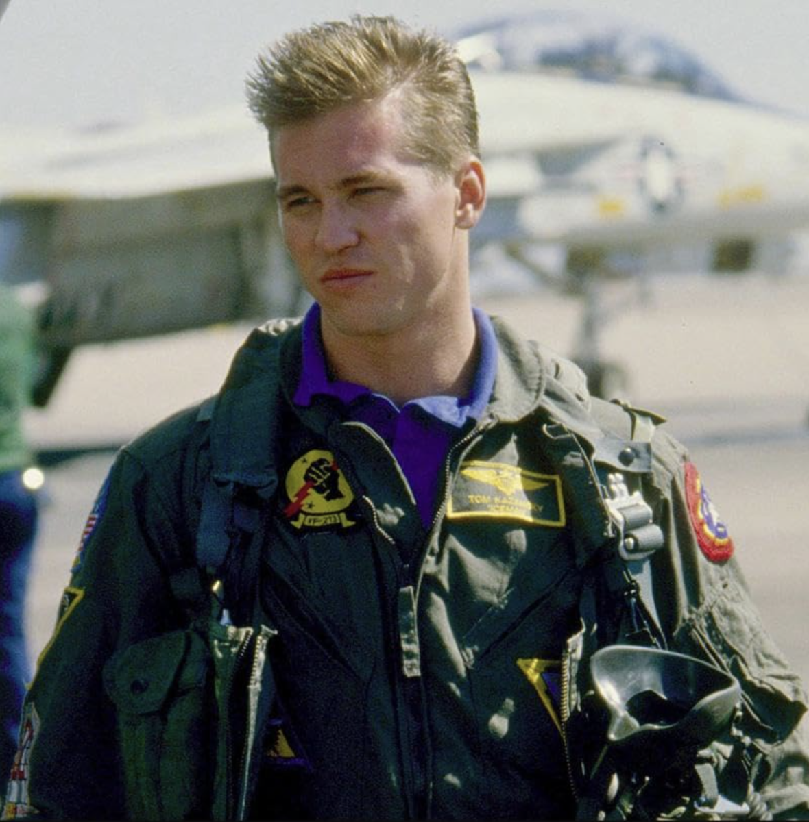 Val Kilmer as Iceman in "Top Gun" (1986).